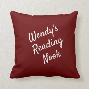 Reading Nook Cushion, Black & White Throw Pillow