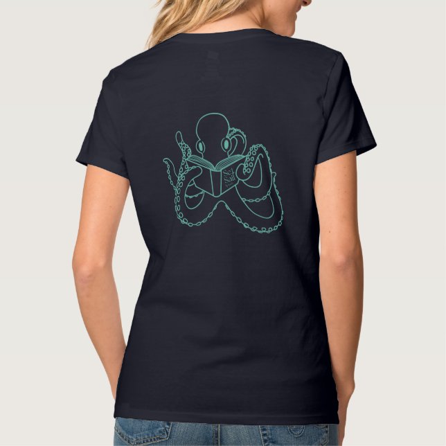 Reading Octopus T-Shirt (Back)