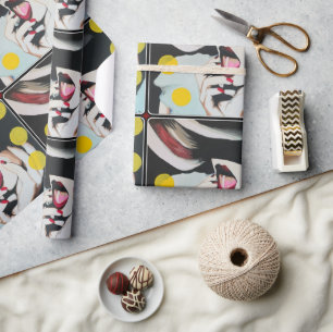 ‘Reading of the Will’ Painting on a Wrapping Paper