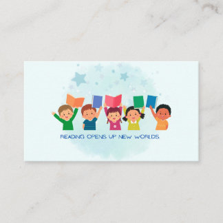 Reading Opens Up New Worlds Business Card