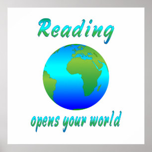 READING Opens Worlds Poster
