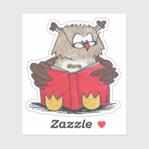Reading Owl sticker