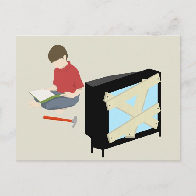 Reading Postcard (Front)