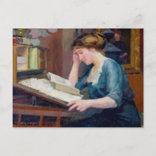 Reading Postcard