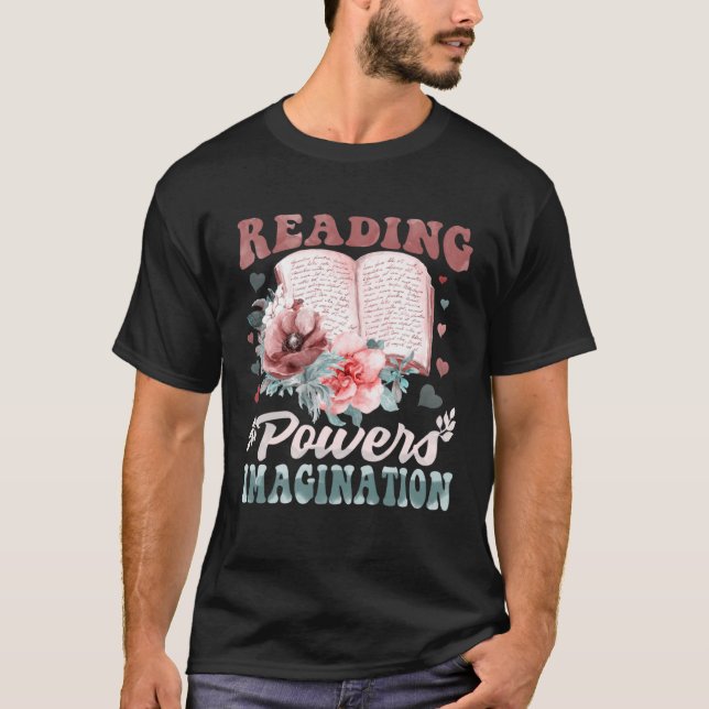 Reading Powers Imagination T-Shirt (Front)