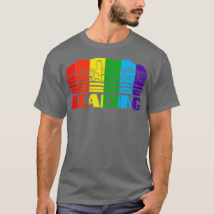 Reading Pride Reading LGBT Gift LGBTQ Supporter T T-Shirt