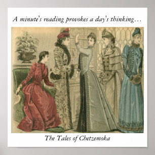 Reading provokes thinking poster