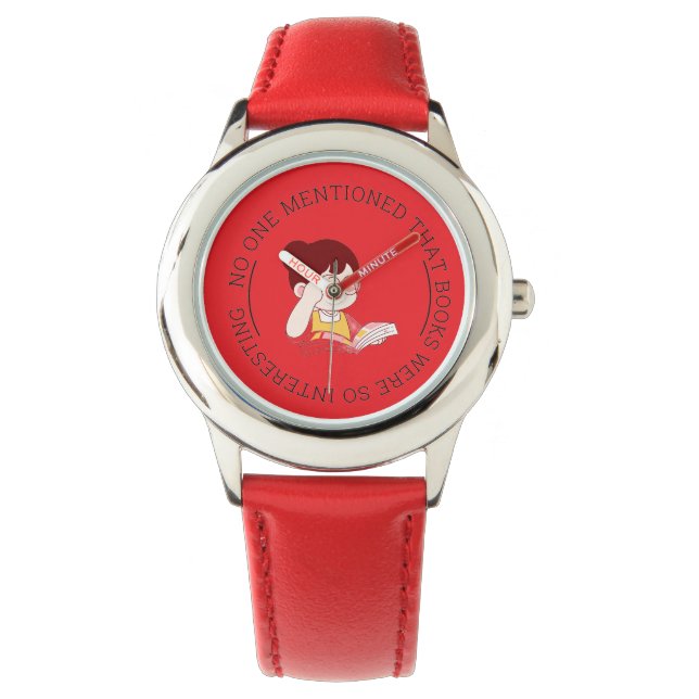 Reading Quote Kids Watch (Front)