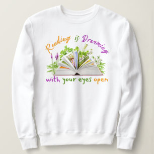 Reading Quote Women’s Sweatshirt – Cosy Book Lover