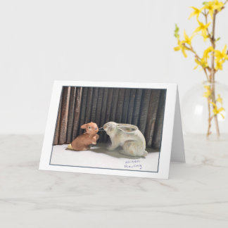 Reading Rabbits Card