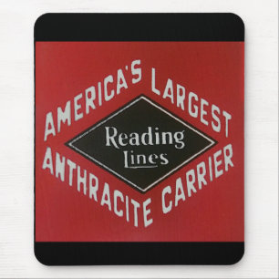 Reading Railroad Anthracite Coal Mouse Mat
