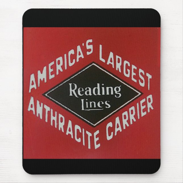 Reading Railroad Anthracite Coal  Mouse Mat (Front)
