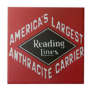 Reading Railroad Anthracite Coal  Tile
