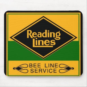 Reading Railroad Lines, Bee Line Service Mouse Mat