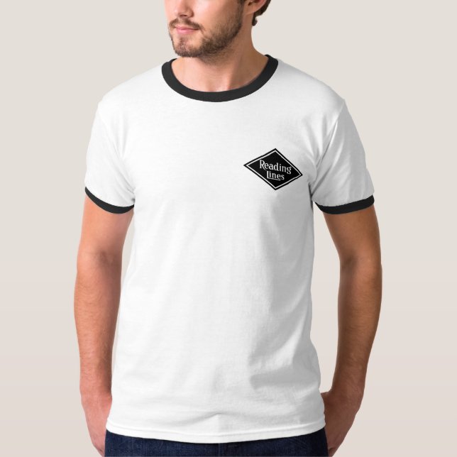 Reading Railway System Map & Logo Ringer T-Shirt (Front)