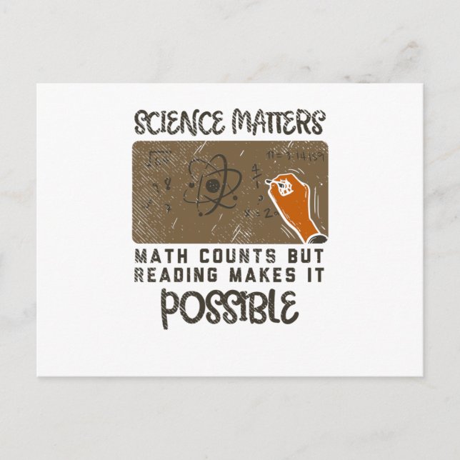 Reading - Reading Makes It Possible Postcard (Front)