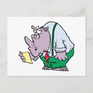 Reading Rhino Postcard