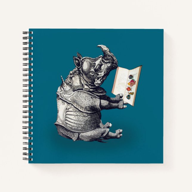 Reading Rhinoceros loves books (Front)