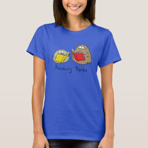 Reading Rocks Funny Book Women's T-Shirt