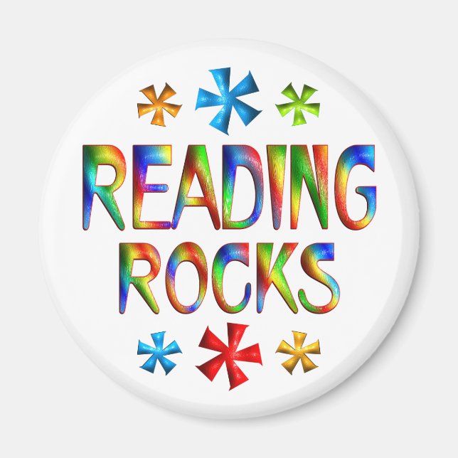 READING ROCKS MAGNET (Front)