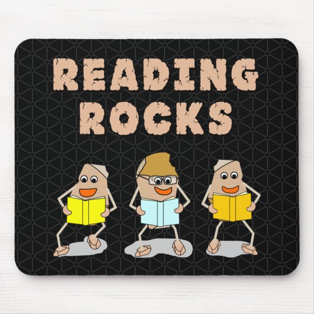 Reading Rocks Mouse Mat (Front)