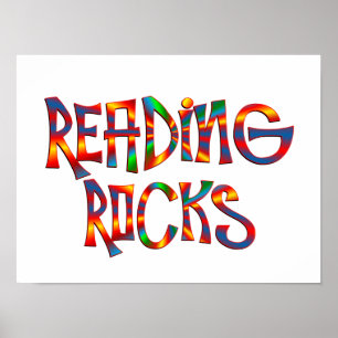 Reading Rocks Poster