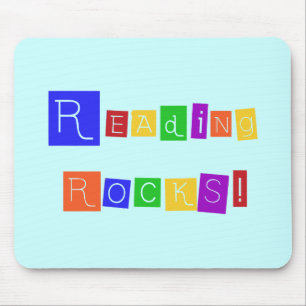 Reading Rocks Tshirts and Gifts Mouse Mat