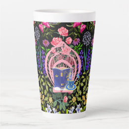 Reading Room Garden | White Latte Mug