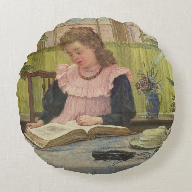 Reading Round Cushion (Front)