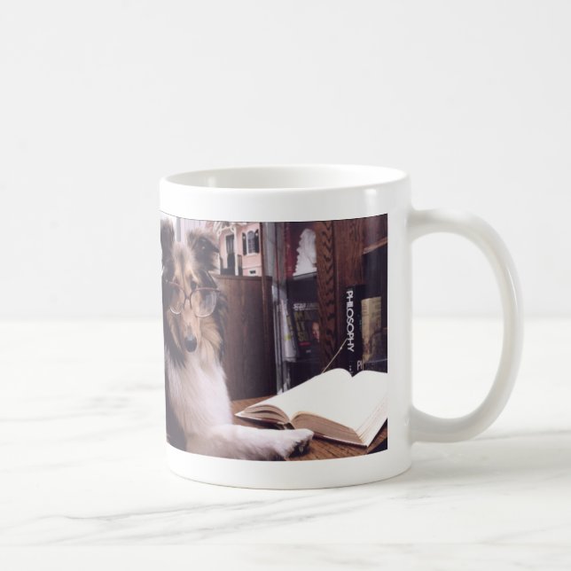 Reading Sheltie Mug (Right)
