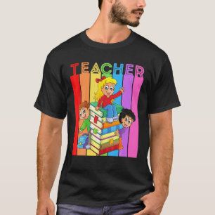 Reading Teach Funny Librarian Book Library Books R T-Shirt