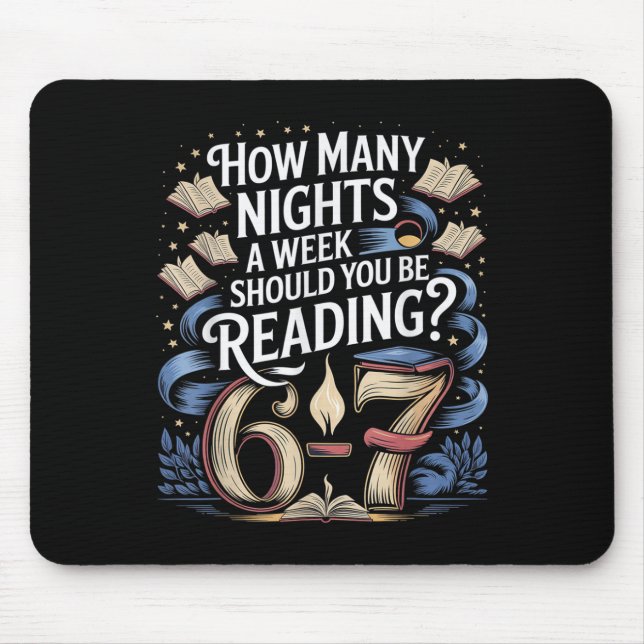 Reading Teacher 67 Funny English Meme How Many Nig Mouse Mat (Front)