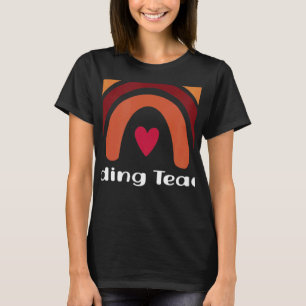Reading Teacher Boho Rainbow Back To School Apprec T-Shirt
