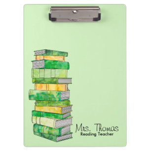 Reading Teacher Clipboard (Green)