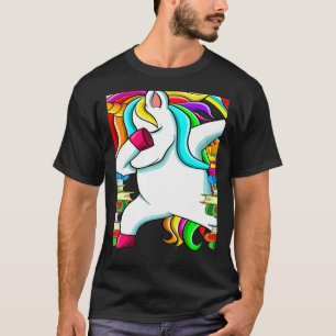 Reading Teacher Dabbing Unicorn Elementary School  T-Shirt