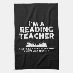 Reading Teacher - I'm A Reading Teacher Tea Towel