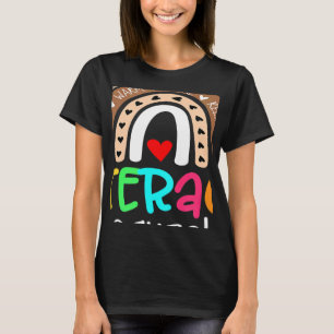Reading Teacher Interventionist Specialist Literac T-Shirt
