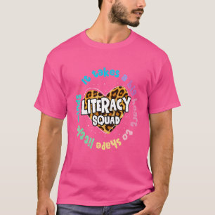 Reading Teacher Interventionist Specialist Literac T-Shirt