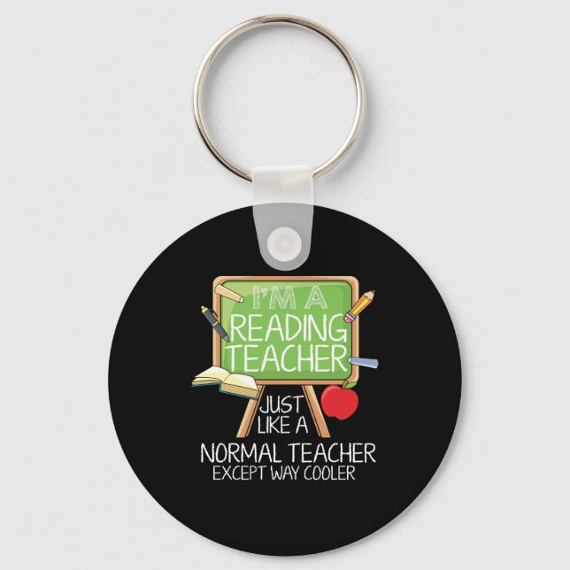 Reading Teacher Key Ring (Front)