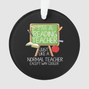 Reading Teacher Ornament