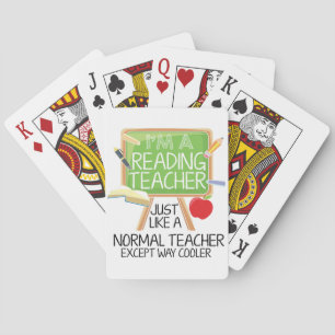 Reading Teacher Playing Cards