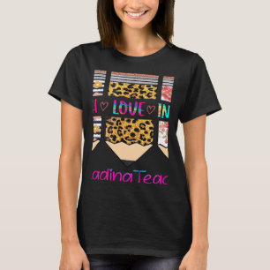 Reading Teacher Tie Dye Teach Love Inspire Pencil  T-Shirt