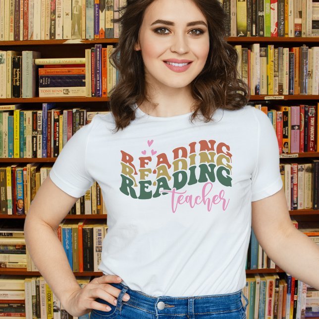 Reading Teacher Tshirt (Creator Uploaded)
