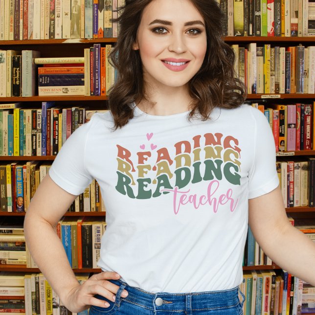 Reading Teacher Tshirt (Creator Uploaded)