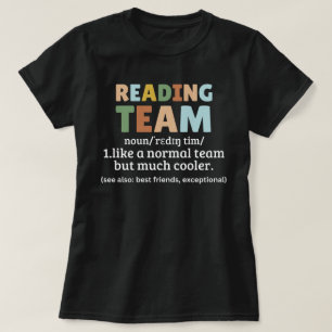 Reading Team Shirt,Bookish Shirt,Reading Teacher T-Shirt
