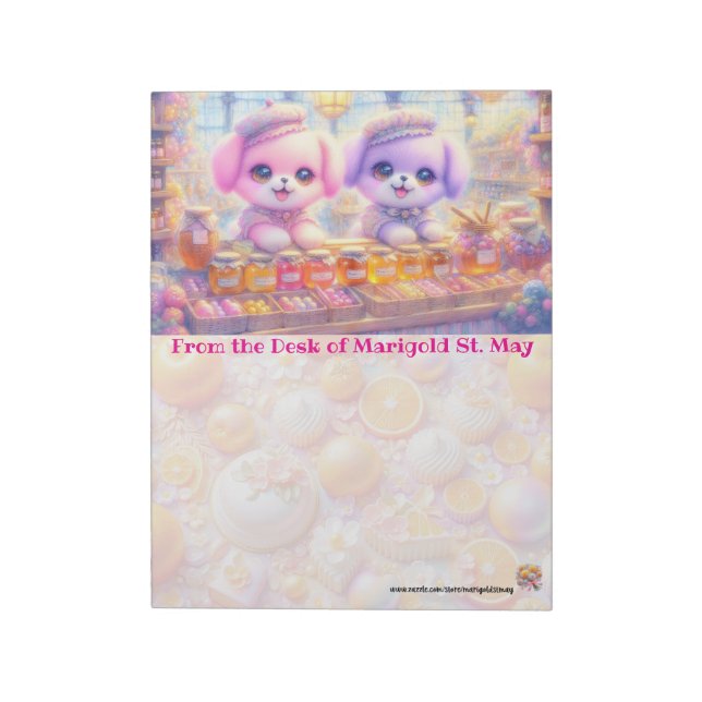 Reading Terminal Market Puppies Notepad (Rotated)