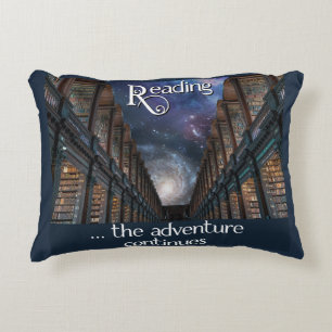Reading …the Adventure Continues Decorative Cushio Cushion