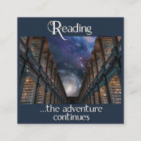 Reading, the adventure continues