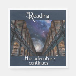 Reading …the Adventure Continues Napkin