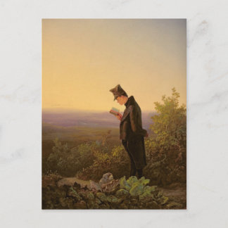 Reading the Breviary, The Evening Postcard